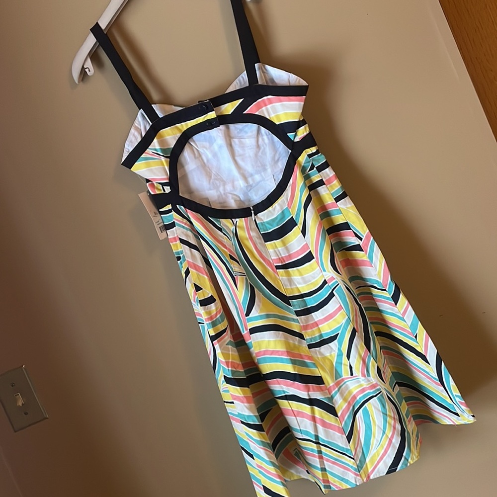 NANETTE LEPORE sz6 RockSteady dress NWT $235 fully lined cotton - Picture 3 of 8